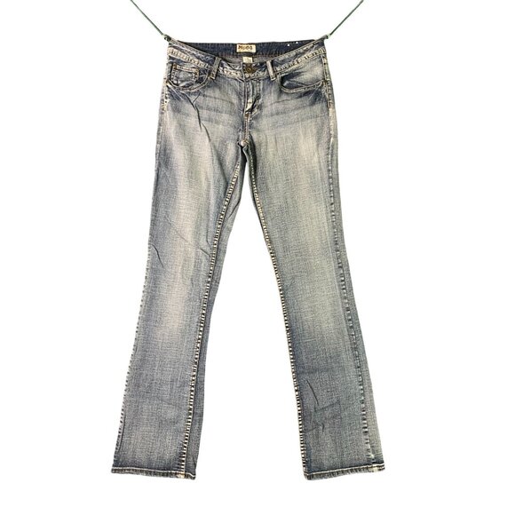Mudd Womens Size 9 Low Waist Jeans Bootcut 5 Pocket Blue Jeans Denim Vintage Y2K - Picture 1 of 8